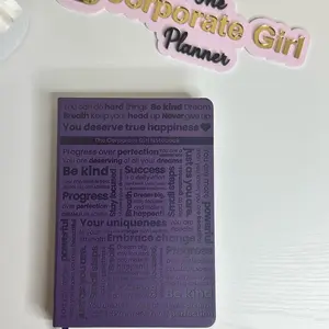 The Corporate Girl Notebook with Dotted Pages, Back Pocket and Double Ribbob