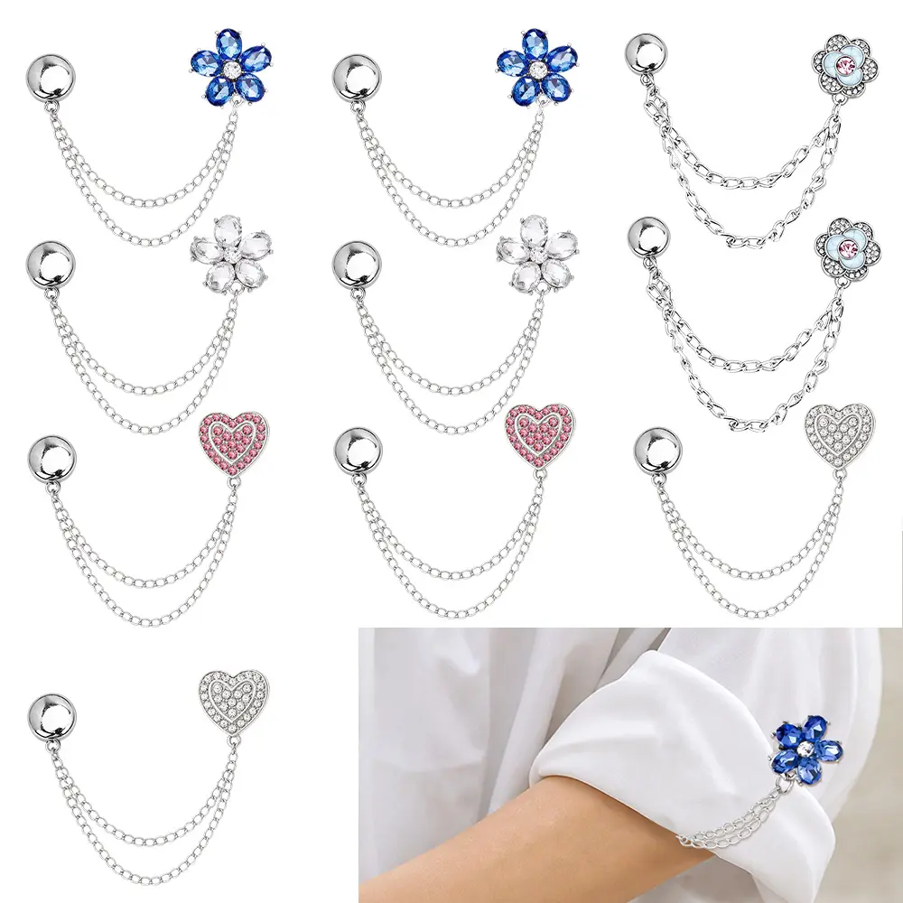 10Pcs Multi-Function Clothing Clips - Magnetic Hem Clips for Shirts & Light Hems, No-Pin Styling Clip for Scarf, Shawl & Cardigan - Home Improvement.