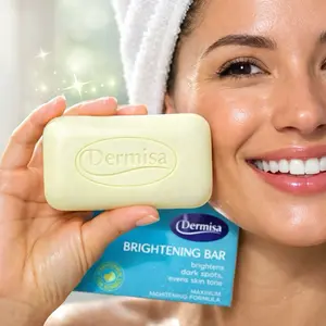 Dermisa Kojic Acid Soap Bar, Licorice Root, Bearberry Extract | NO PARABENS, NO SULFATES Cleanser Cleansing Facial Cleansing Radiant Gentle Smooth