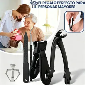 5-Piece Senior-Friendly Nail Care Kit, Ergonomic Clippers & Ingrown Toenail Tool