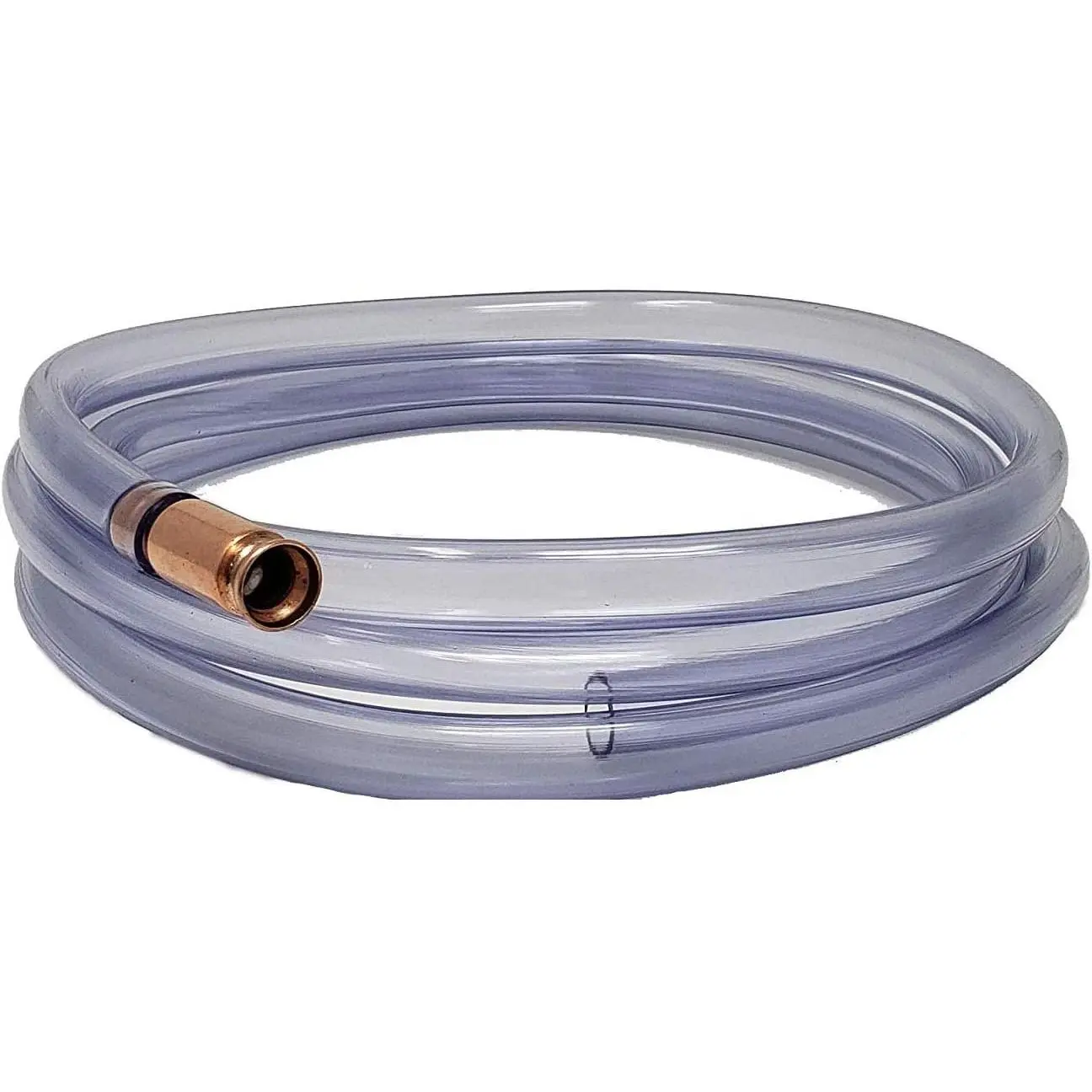Self Priming Siphon Hose| Multipurpose Siphon Pump for, Liquids, Oil & Gas, aquarium Draining, Fuel Transfer| Crystal Clear Food Tubing - 1/2-Inch ID, Extended 10 FT Length
