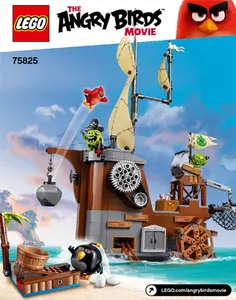 75825-Piggy Pirate Ship - INSTRUCTIONS ONLY