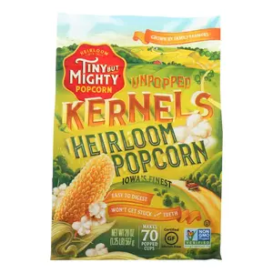 Tiny But Mighty Heirloom Popcorn Unpopped Kernels Bag Healthy and Delicious 1.25 lb