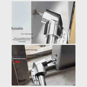 105-degree corner screwdriver bit extender, universal screwdriver bit extension rod, corner screwdriver turner