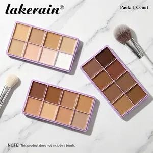 Danchel 8 Colors Concealer Makeup Palette, Matte Finish, Waterproof & Transfer-Proof, Long-Lasting, Lightweight & Smooth, All Skin Tones Friendly, Longwearing Waterproof Makeup