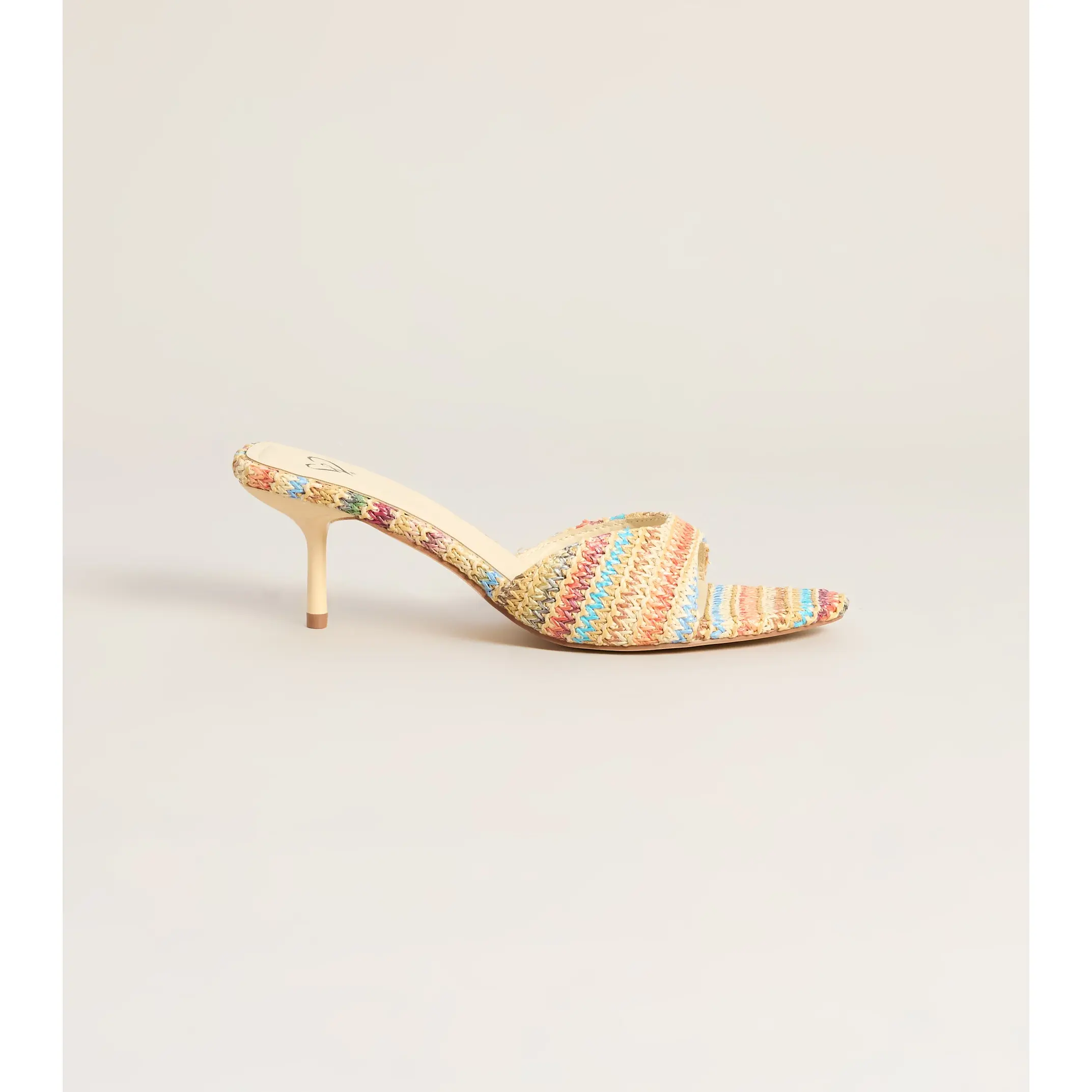 Spritz O' Clock Kitten Striped Heels