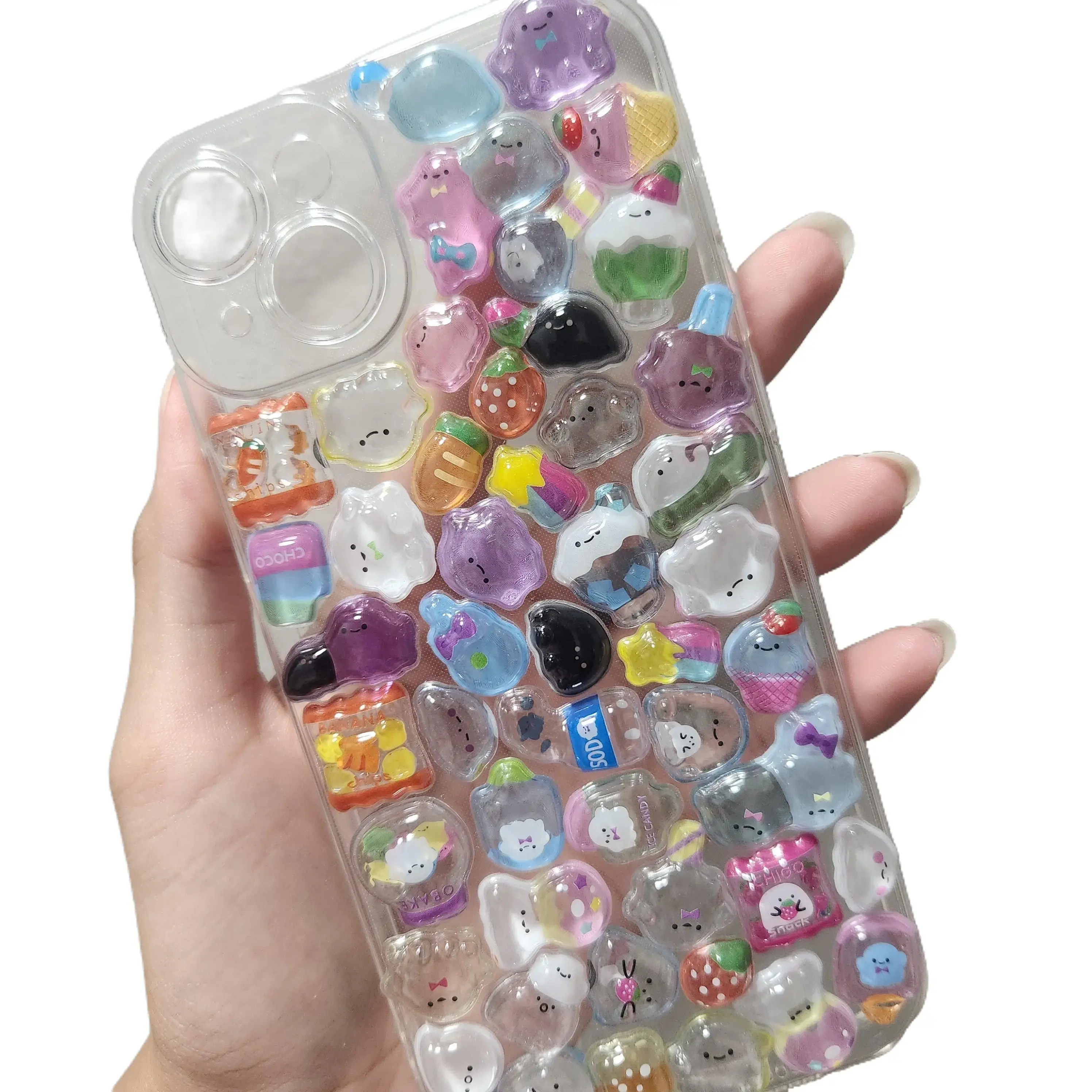 3D sticker phone case