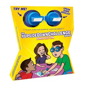 Vango UpsideDownChallenge Game for Kids & Family - Complete Fun Challenges with Upside Down Goggles - Hilarious Game for Game Night and Parties - Ages 8+