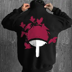 Naruto Unisex FallFreshness outfits men streetwear 80s 90s graphic tees cotton Anime funny 300G Hoodies men gifts