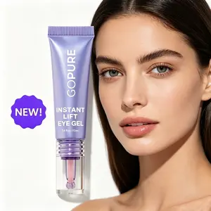 NEW! GOPURE Instant Lift Eye Gel - Collagen Targeting Biotech Under Eye Brightener for Flawless Look, Puffiness, Bags, Wrinkles, Fine Lines, Dark Circles - Anti-Aging Skincare for Men & Women