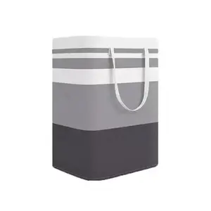 Freestanding laundry basket, foldable elevated clothes basket with a convenient handle, laundry basket organizer, suitable for holding clothes, towels, and laundry in homes and dormitories, Laundry Hamper