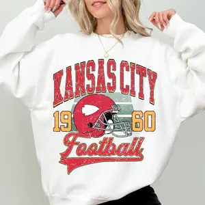 Kansas City Sweatshirt, Kansas City Football Shirt, Retro Kansas City, Kansas City Gifts, Football Shirt for Women and Men, Football Gift