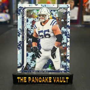 Quenton Nelson Indianapolis Colts Team Camo SP Card - 2025 Topps Chrome Football