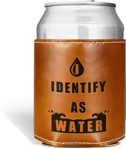 Fathers Day Gifts for Dad from Daughter Son,Funny Mens Gifts for Him Men Boyfriend Husband Birthday Gag Cool Retirement Gift Ideas for Grandpa,Leather Can Cooler Christmas Stocking Stuffers