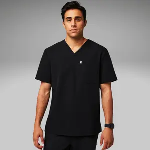 Fabletics Men's Helix 1-Pocket Scrub Top Fabletics Men's Helix 1-Pocket Scrub Top