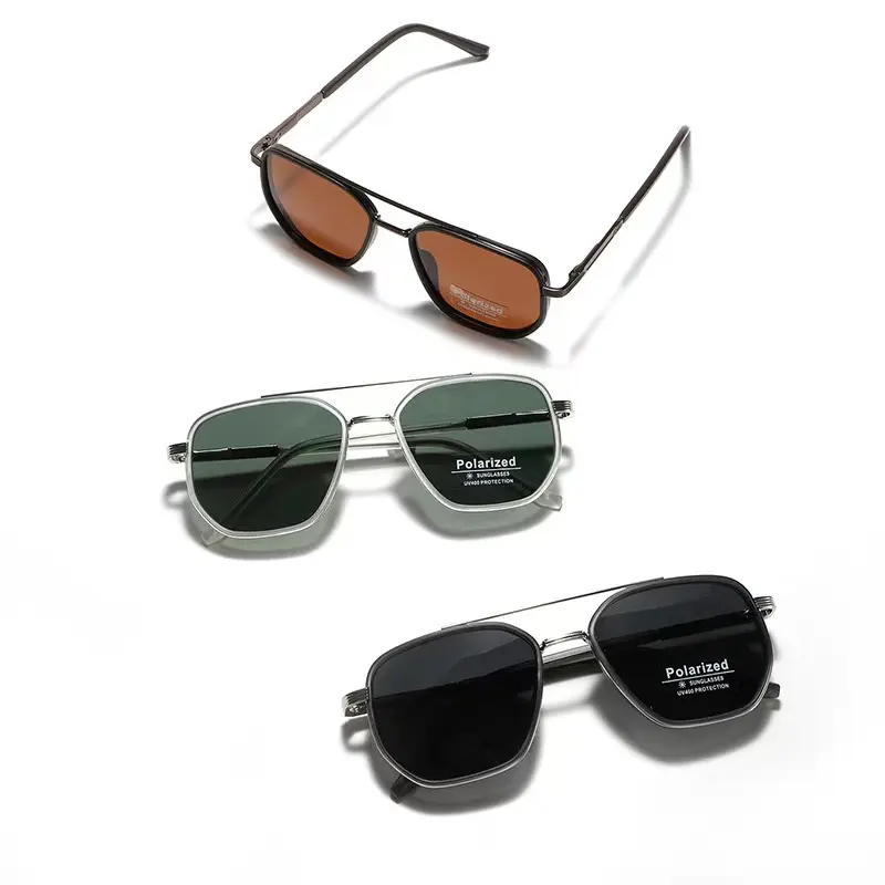 Eyewear - Square Polarized Sunglasses for Women Men Hexagonal Polygon Shades Eyewear - Square Polarized Sunglasses for Women Men Hexagonal Polygon Shades