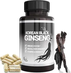Korean Black Ginseng 1000mg (per serving) 90 Capsules