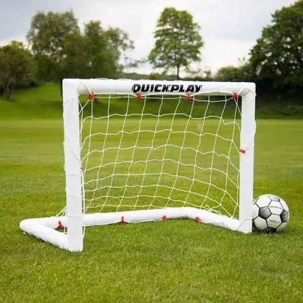2 Pack Pop Up Soccer Goals 4x3FT Practice Net Carry Bag Ground Pegs Backyard Field Court Indoor Outdoor Park Multi Surface Training