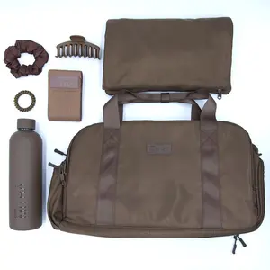 Venture Duffle/Weekender Bag +  Bundle (Water bottle, hair accessories, resistance band)