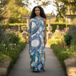Sequin Afro-Girl Kaftan Dress - LiiLiiGiirl - One Size