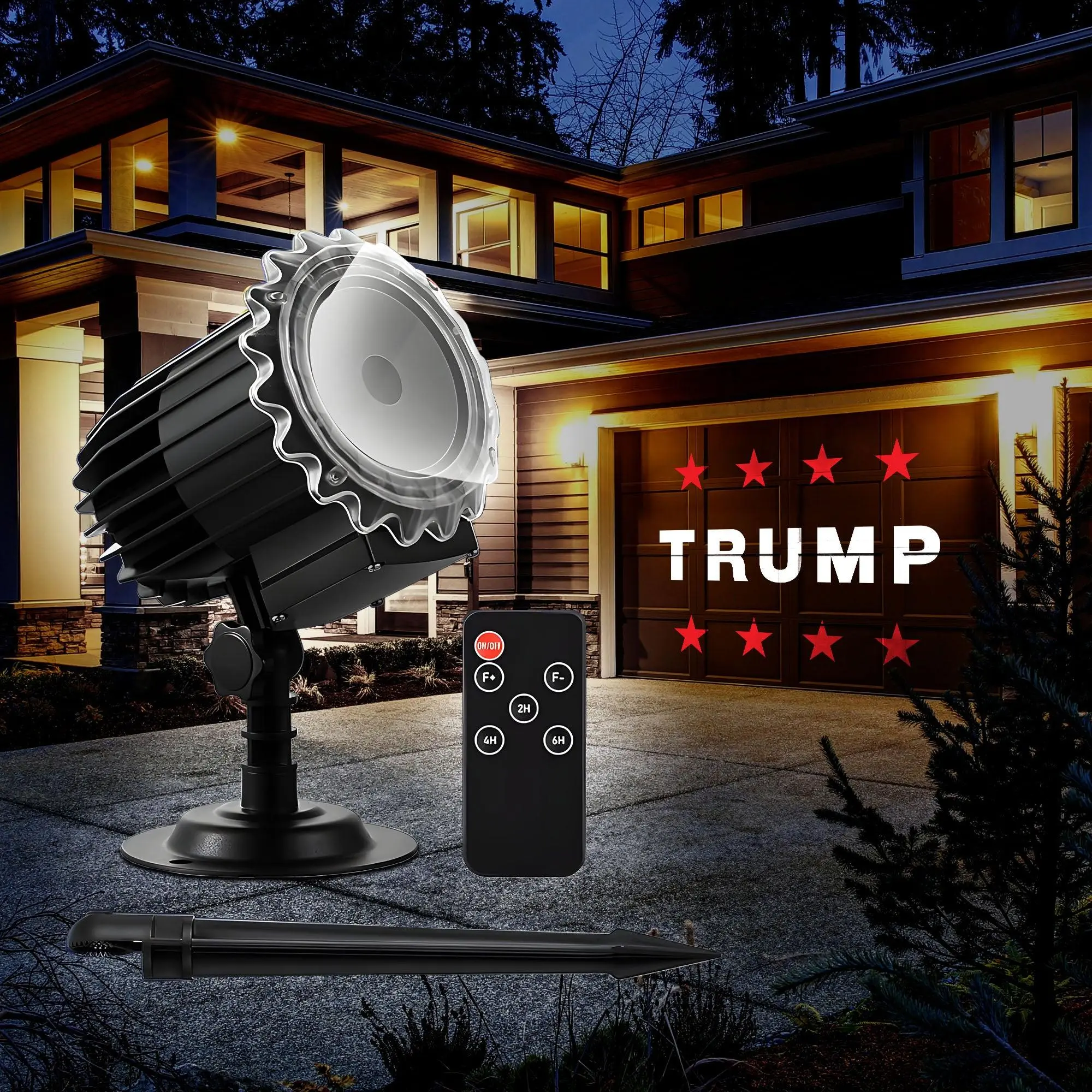 G128 Election Outdoor Projector Lights, LED Landscape Weather Resistant Lights