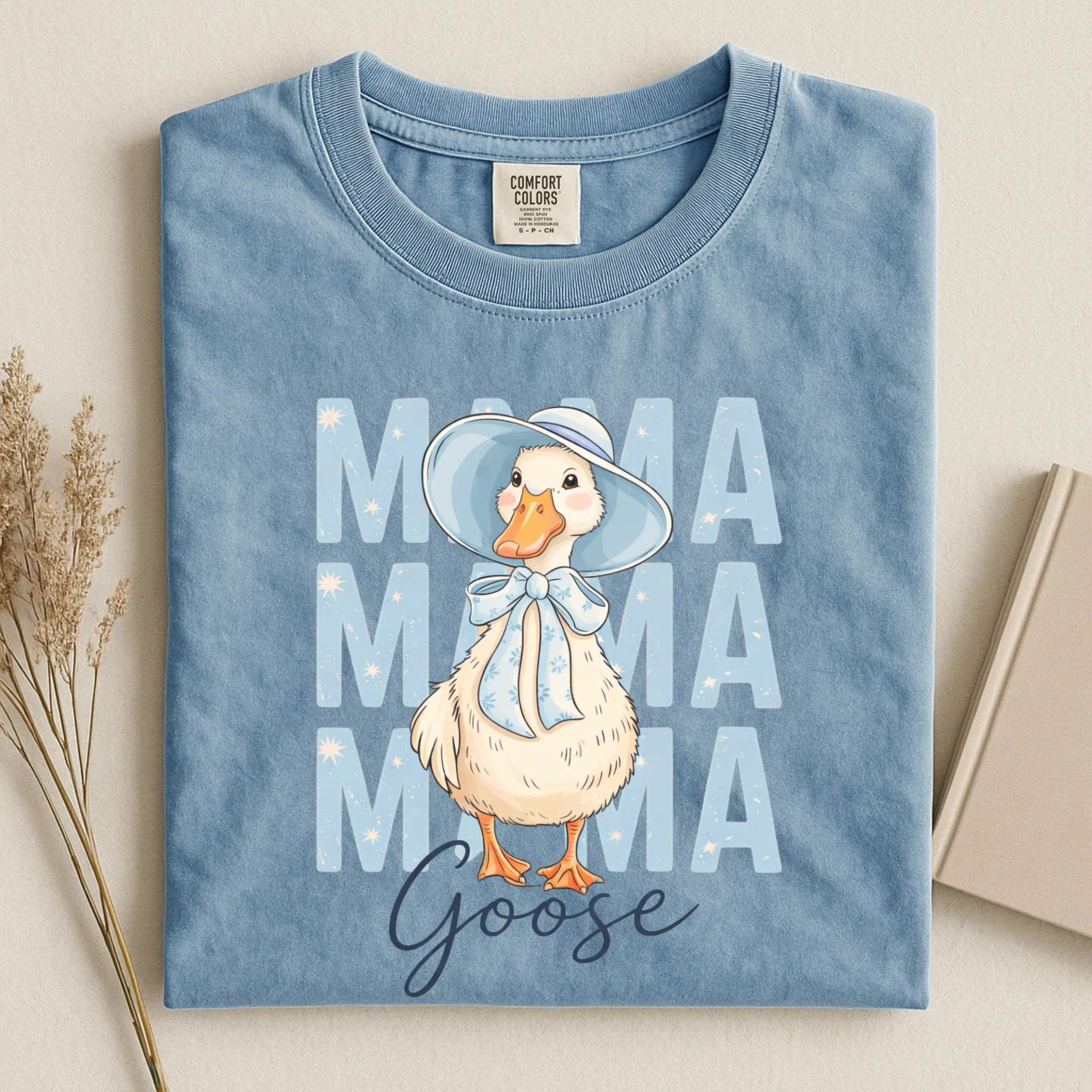 Mom T-Shirt - Floral Silly Goose Birthday Gift For Mama Cute Party Outfit