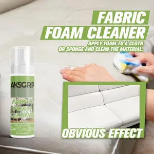 Textile Sofa Clothes Rug Foam Cleaner, Liquid Fabric & Carpet Cleaner, Non-Pesticide Household Cleaning Solution