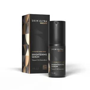 MANSCAPED® Skin Ultra™ Brightening Serum - Men's Vitamin C Face Serum Formulated to Improve Skin Tone & Help Reduce Appearance of Wrinkles, Infused with Licorice Root & Niacinamide