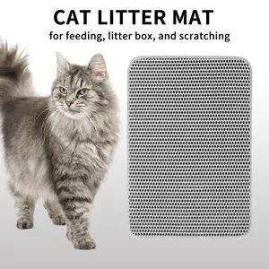 [Flash Sale! Buy More Save] 2/3 PCS Honeycomb Cat Litter Mat | Stop Litter Tracking! Waterproof Urine Proof, Easy Clean, Soft Paws Protection, Multi-Use Cat Mat