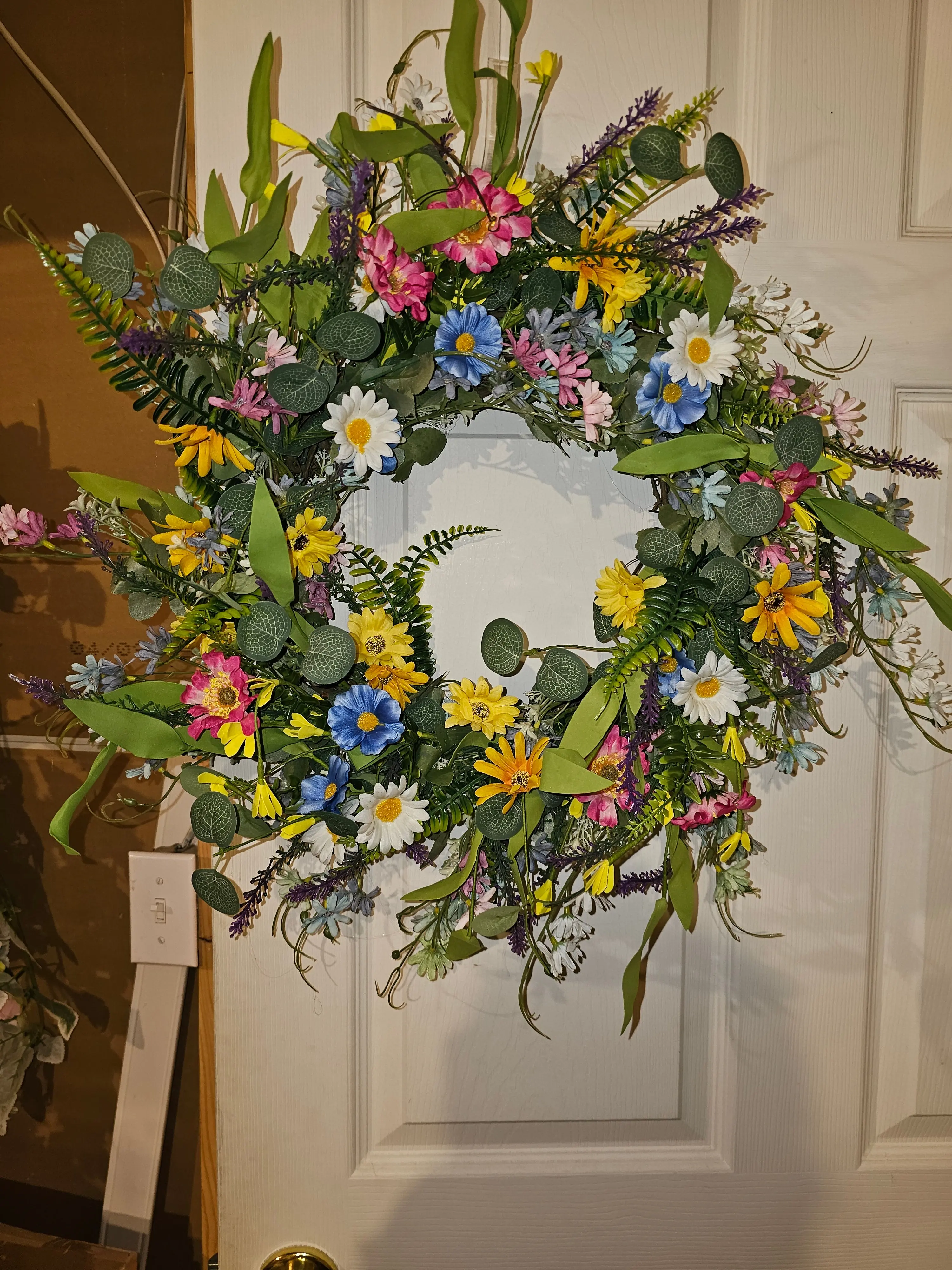 Wildflower Garden Grapevine Wreath