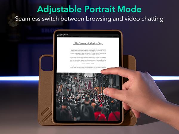 ESR for iPad A16/10th Gen Case, iPad Air 11/13 inch Case, Pro 11/13 inch case, Air 5th/4th Case, Removable Magnetic Cover, Ultra-Stable Case with Pencil Holder, 9 Standing Angles, Shift Series