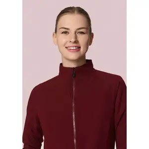 Women's Modern Scrub Jacket Wine