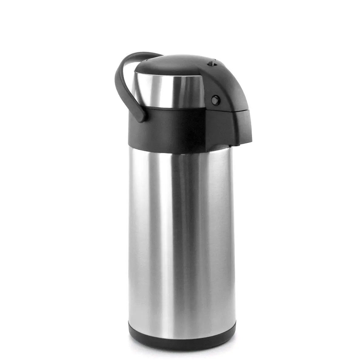 212 MAIN 5L Thermally Insulated Stainless Steel Airpot Carafe with Push-Lever Lid & Clamshell Top, Household Kitchen Hot Water/Coffee Dispenser for Party Drink Station, Barbecues