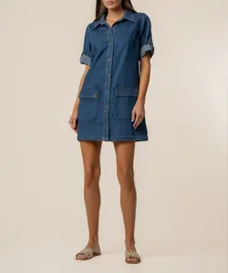 Eliza Denim Dress in Capturing Wash