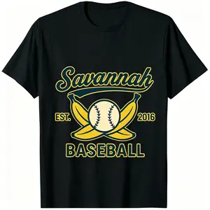 ⚾[TikTok Trending Shirt][Retro Baseball Shirt]Savannah Banana Baseball Graphic T-Shirt Soft Tee Y2K Cotton Streetwear Unisex Men Women Game Day Outfit Team Mascot Fan Gift