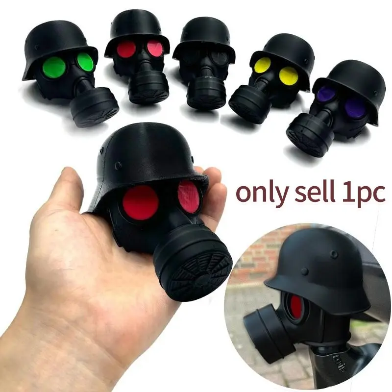 Creative Toxic Mask Design Trailer Coupler Protector Cap, Waterproof Rust-Resistant Hook Cover, Unique Personality Protection Gear, Parts
