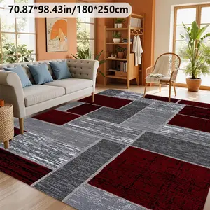 Abstract Art Geometry Modern Wind Area Carpet Machine Washable Home Decoration Sofa Tea Table Cushion Bedside Cushion Dining Table Cushion Kitchen Study Home Carpet Floor Cushion Home Decorative Rug