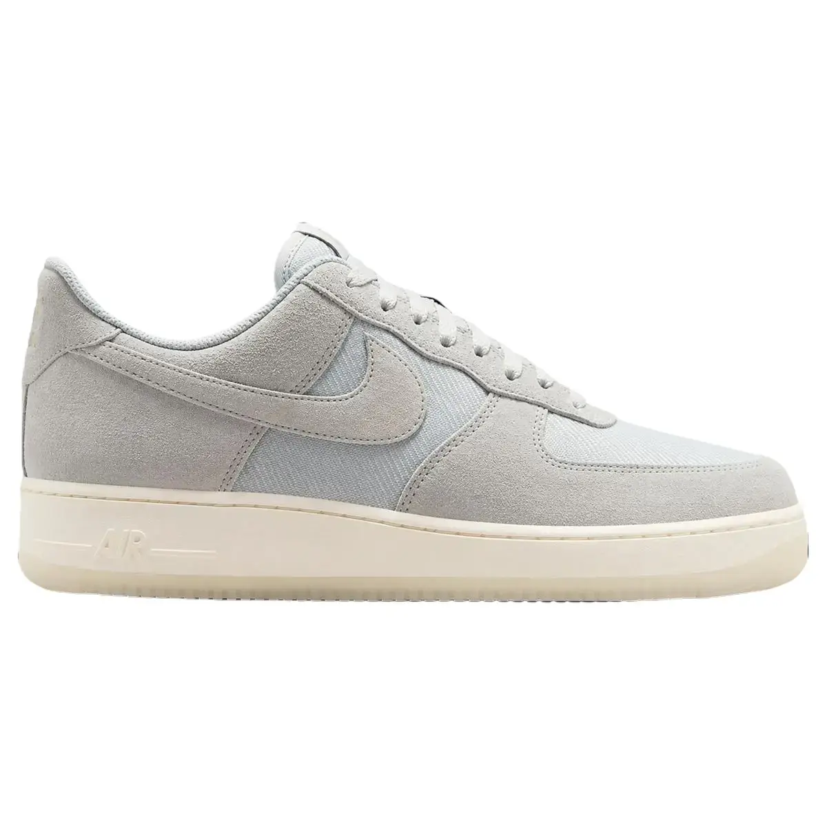 Nike Air Force 1 Low '07 LV8 Light Smoke Grey Metallic Gold Pale Ivory Men's Fashion Shoes New