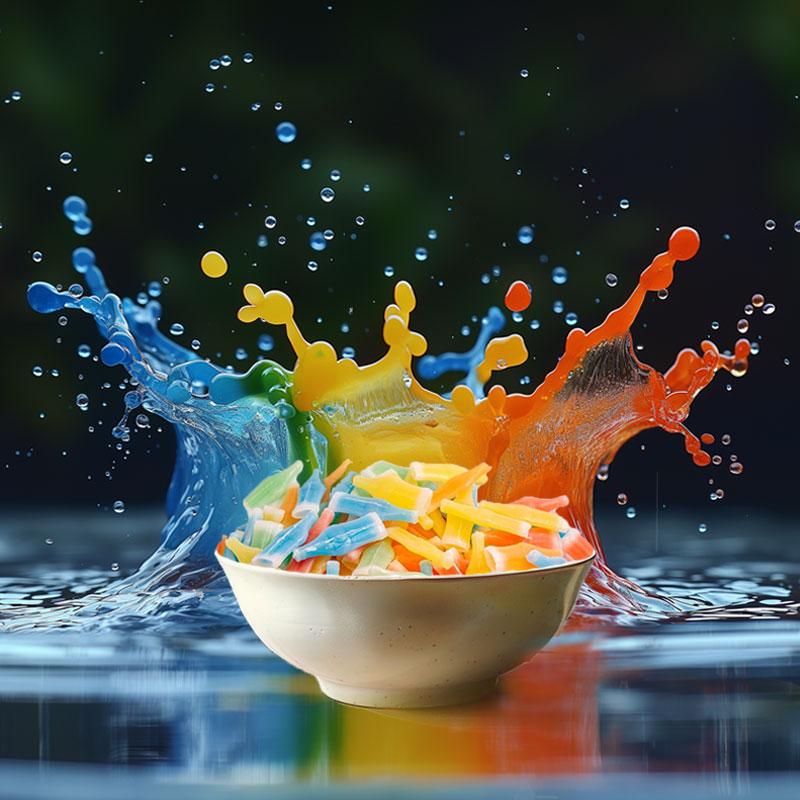 Rich & Richers Vintage Wax Bottle Candy 1 Pound Pack of Chewy Fruity Bonbons Sour Variety Gummy Juice Flavored Syrups Cherry Orange Lemon Blue Raspberry Green Apple Nostalgic Snack Sweet Fruit Gift TikTok Halloween Treat - Trick-or-Treat Bulk bag