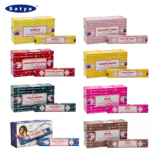 Satya Incense Sticks, Increase Spirituality & Relaxation, Lit Your Day With Holy Fragrance Scented Perfume Aroma Freshener