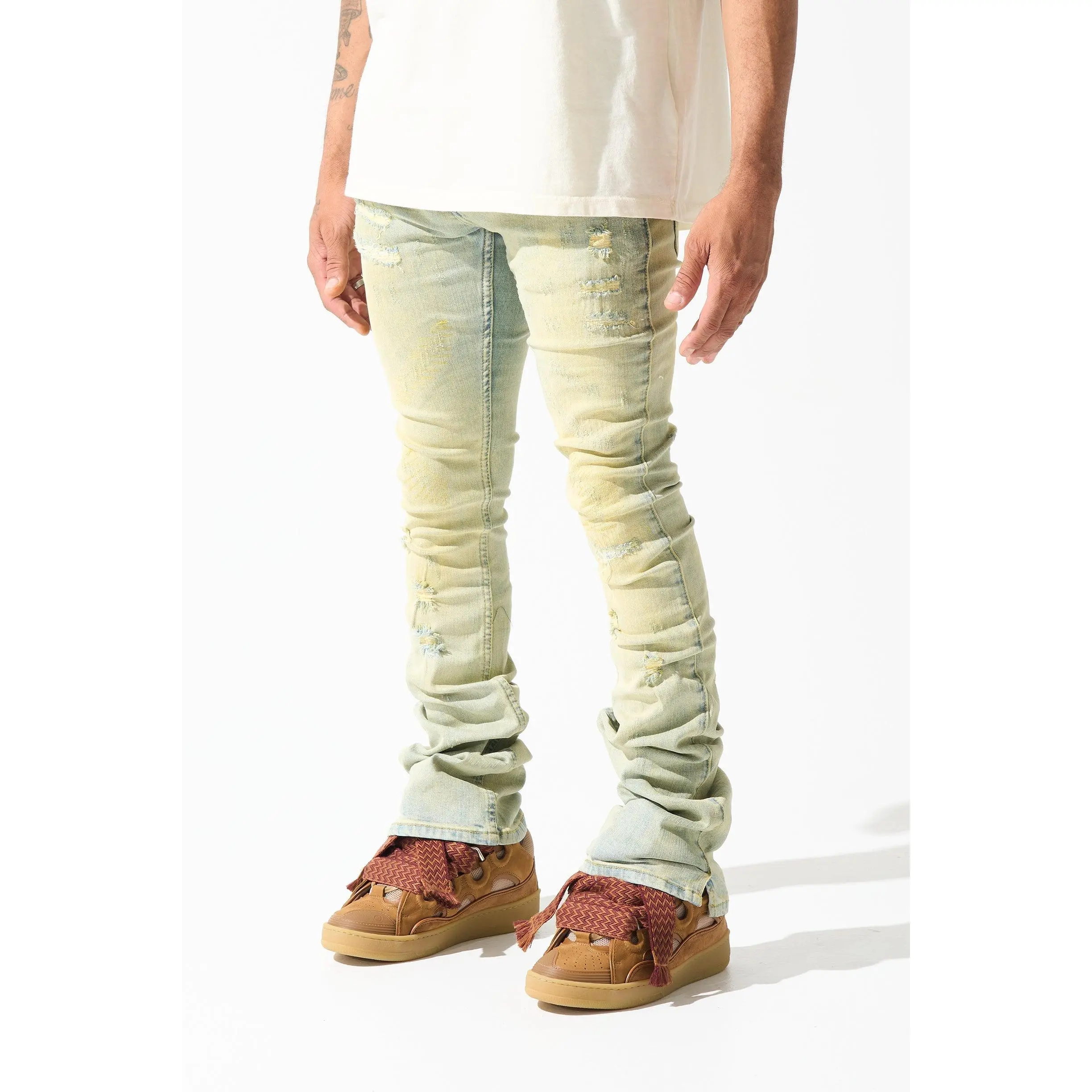 "TIERRA" Stacked Jeans