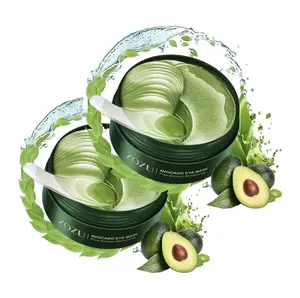 2Pcs Set Avocado Hydrating Under Eye Patches, Total 60Pcs Moisturizing Eye Mask for Dark Circles & Puffy Eyes, Daily Skin Care Gift