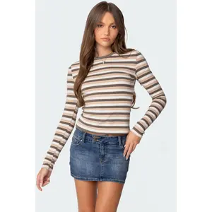 Sivan Striped Long Sleeve T Shirt