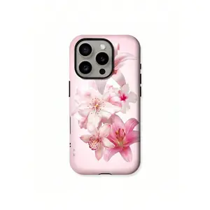 Cute Pink Floral Phone Case Suitable For Iphone 17,16, 15, 14, 13, 12, 11, XS, X, Plus, Pro, And Max. . A  And Elegant Gift That Is A Bestseller And A New Arrival.,Suitable For IPhone 17 Air