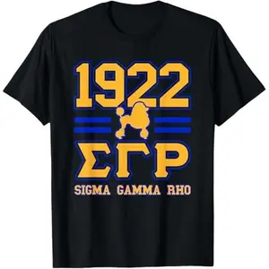 Sigma Gamma Rho Pretty Poodles Sorority T-Shirt - Exclusive Greek Apparel for Stylish Sisters Cotton Fit