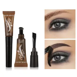 Handaiyan Waterproof Eyebrow Dye Paste - Tinted Brow Gel with 5-Color Options, Long-Lasting Easy Peel-Off Formula for Defined Brows, Beauty & Personal Care Makeup Product