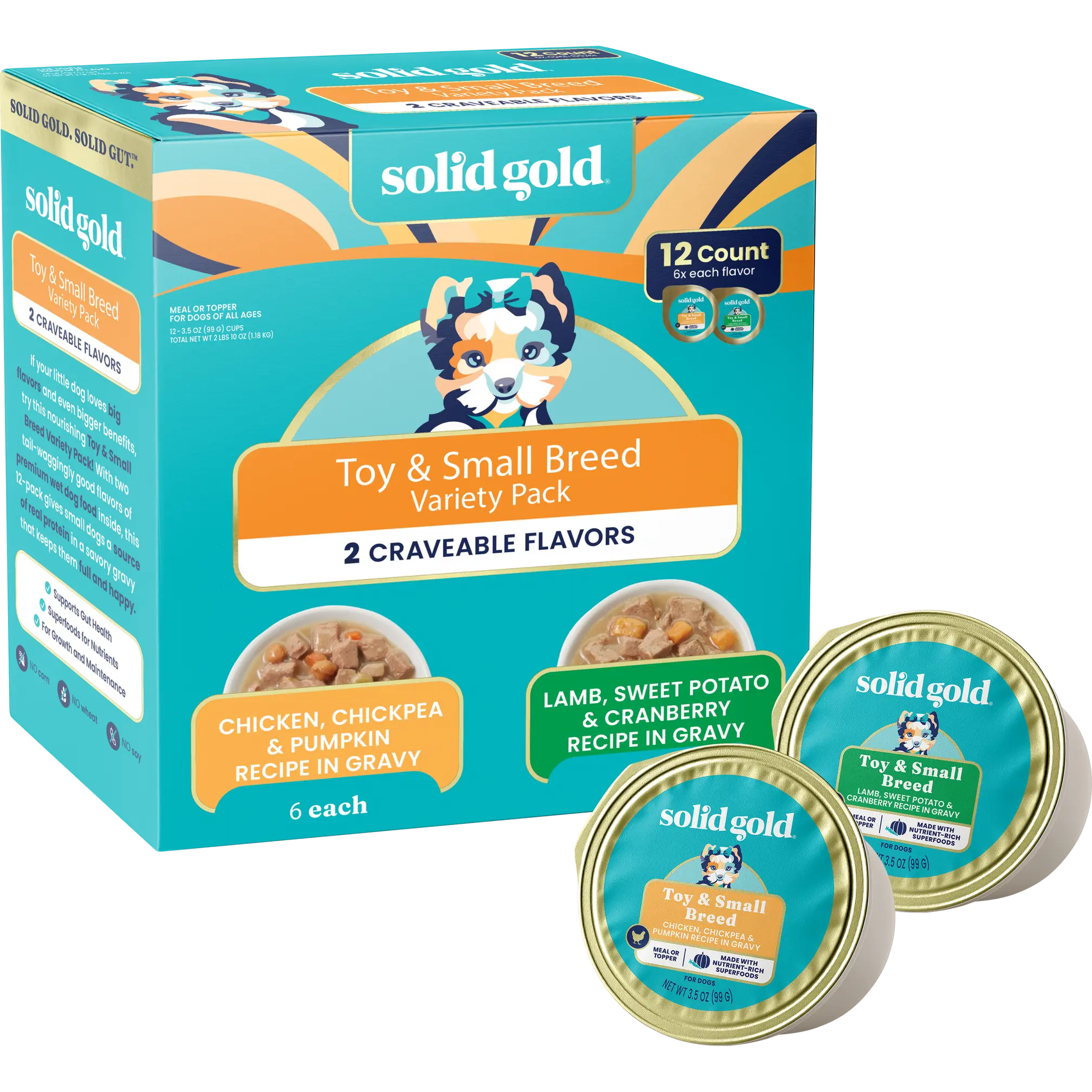 Solid Gold Mighty Mini™ Variety Wet Food for Toy & Small Dogs