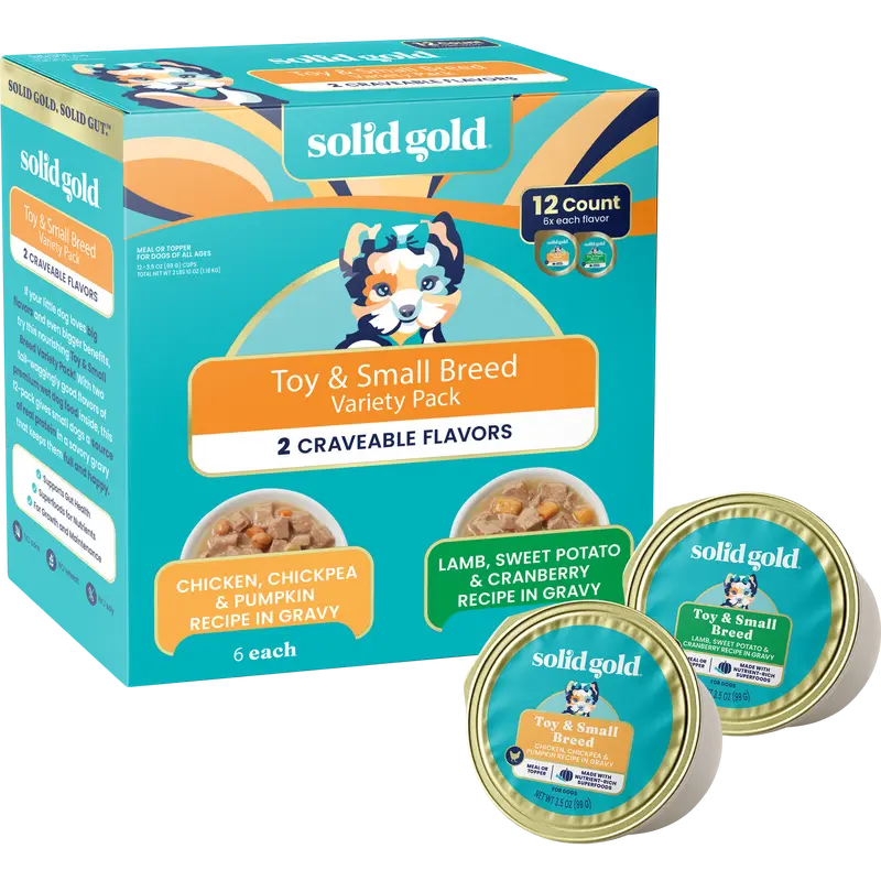 Solid Gold Mighty Mini™ Variety Wet Food for Toy & Small Dogs
