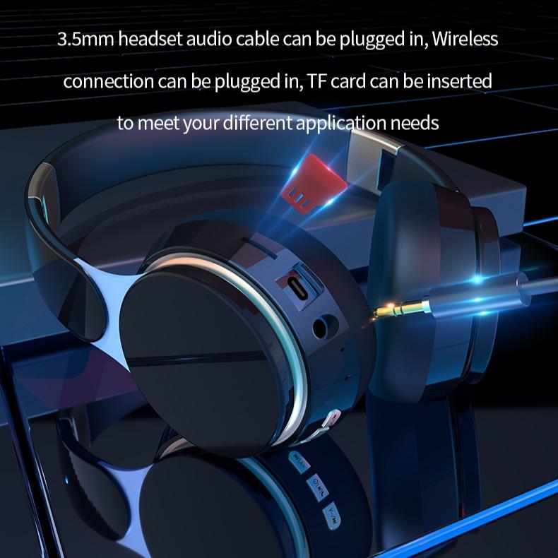 YANUQIA Wireless Headphones,Bluetooth Connection,Long Battery Life of 32 hours,Suitable for Sports,Games,Outdoor,Travel must,Music lovers,Suitable  for Phones and Android, Computers,Laptops and Other Smart Bluetooth Devices, Gift Recommendations