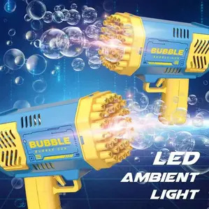 Bubble Machine, 1 Pack Bubble Gun Toy, Summer Kid Toy for Boys Girls, Bubble Blaster for Birthday, Wedding, Outdoor